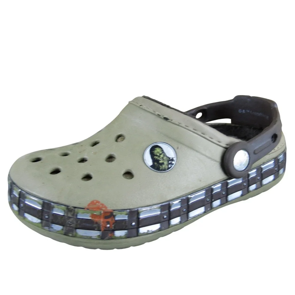 Crocs Star Wars Kids Beige Clogs 12/13 Foam Casual‎ Lightweight Comfort